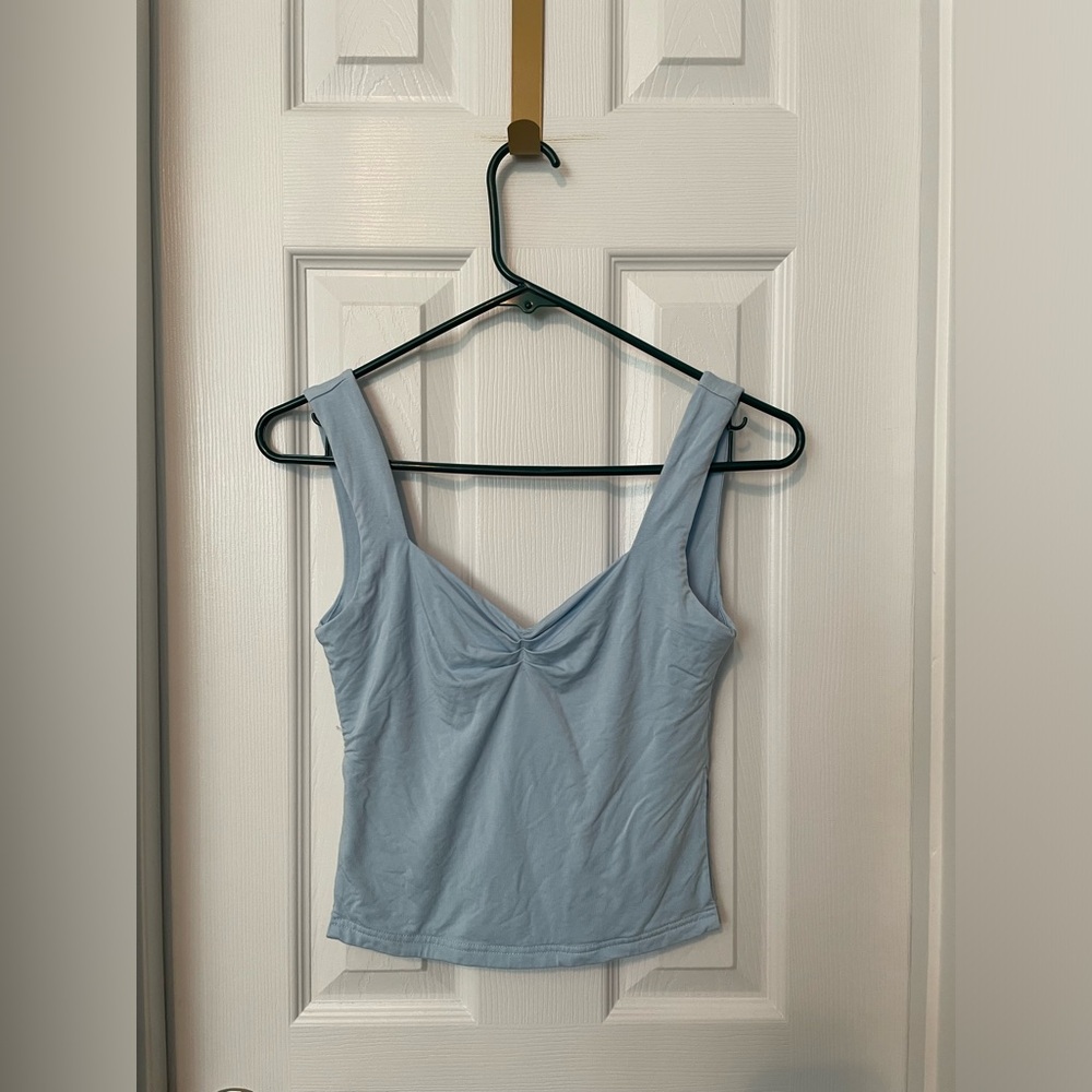 TiulZial Baby Blue Cropped Tank Top